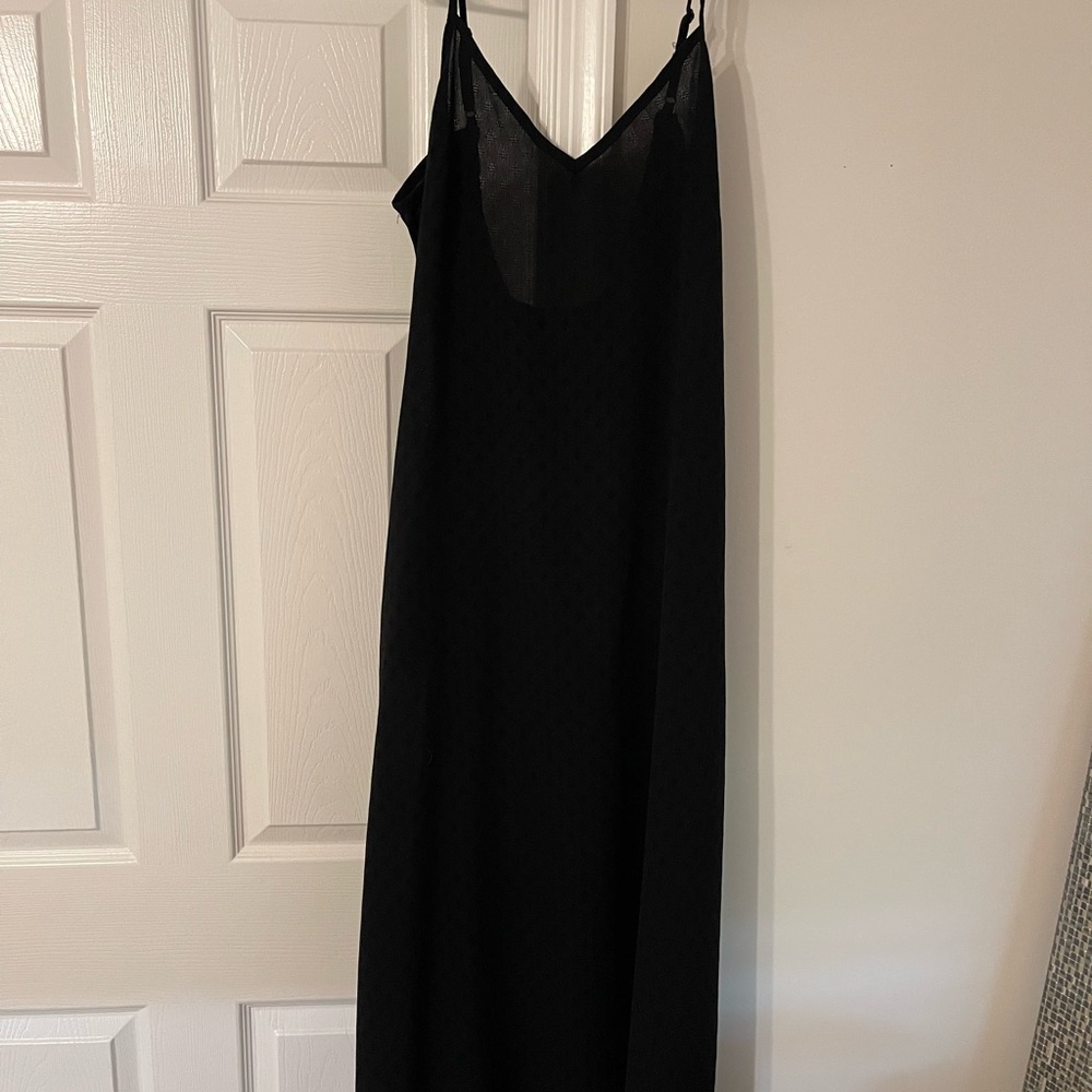 Elegant Black Slip Dress